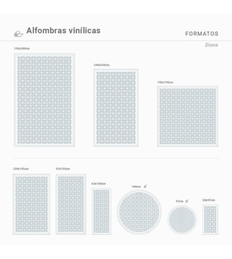 Alfombra Vinílica Dione 50x97
