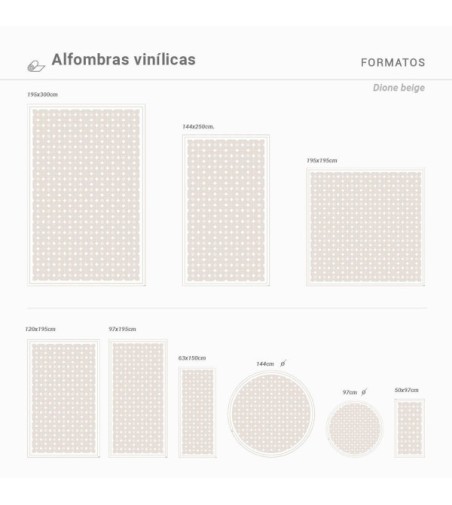 Alfombra Vinílica Dione 50x97