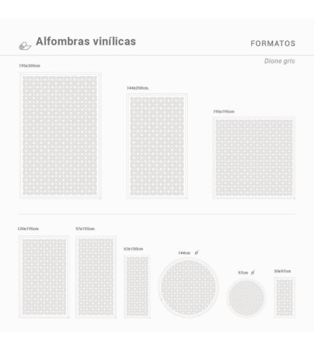 Alfombra Vinílica Dione 50x97