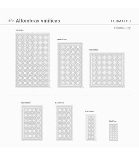 Alfombra Vinílica Elektra 120x195
