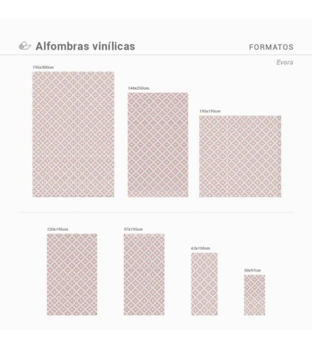 Alfombra Vinílica Evora 63x150