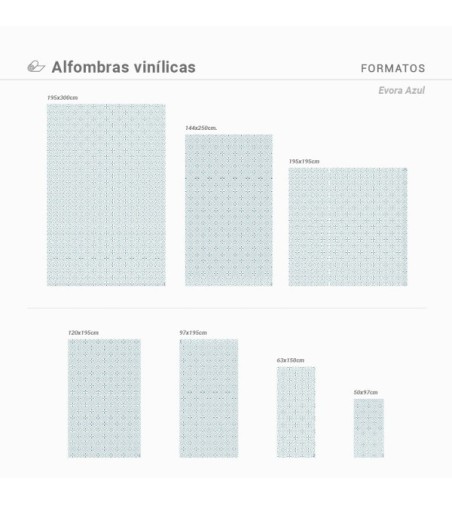 Alfombra Vinílica Evora 63x150