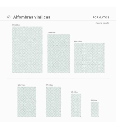 Alfombra Vinílica Evora 63x150