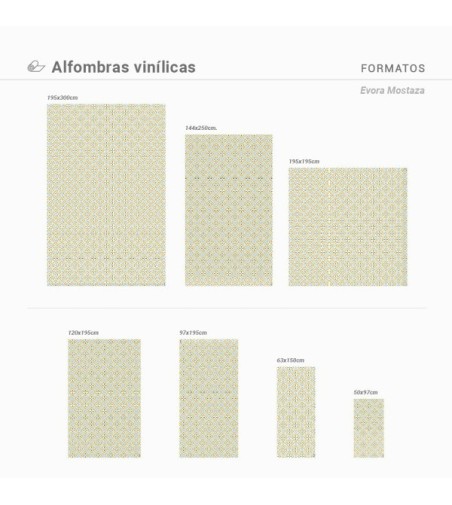 Alfombra Vinílica Evora 63x150