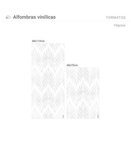 Alfombra Vinílica Filigrana D97