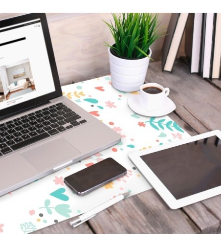 Alfombra Vinílica Florecillas 48x75