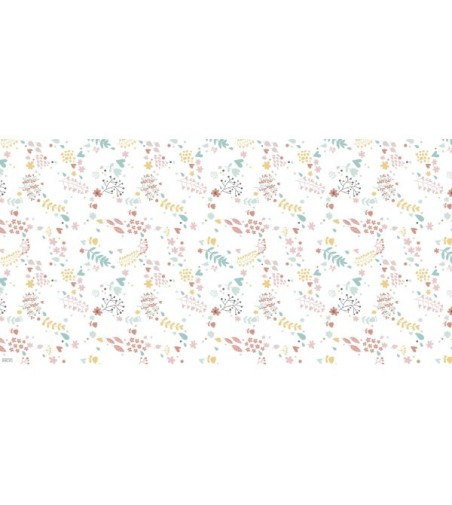 Alfombra Vinílica Florecillas 48x75