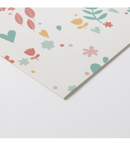 Alfombra Vinílica Florecillas 48x75