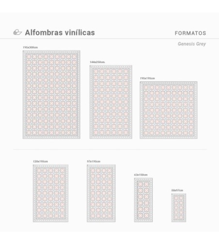 Alfombra Vinílica Genesis 50x97