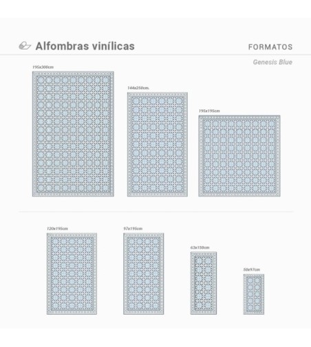Alfombra Vinílica Genesis 195x195