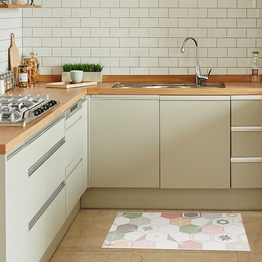 Alfombra Vinílica Hexa Dos 48x75