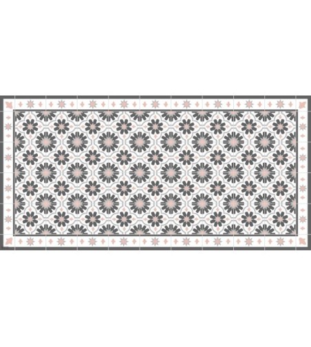 Alfombra Vinílica Hidra Flor 63x150