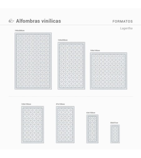 Alfombra Vinílica Lagertha 63x150