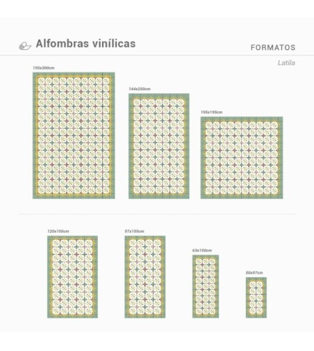 Alfombra Vinílica Latila 63x150