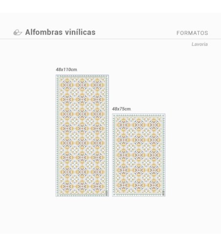 Alfombra Vinílica Lavoria 48x75