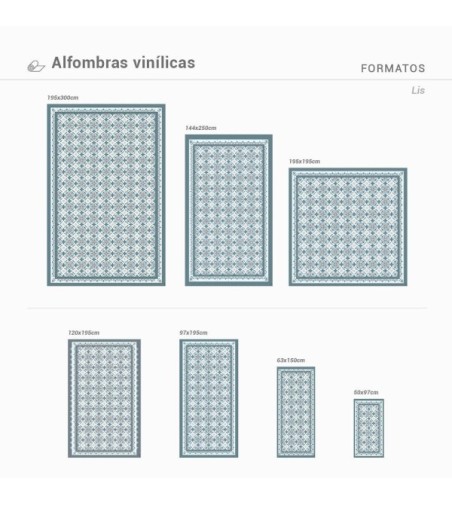 Alfombra Vinílica Lis 97x195