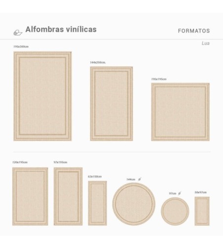 Alfombra Vinílica Lua D97