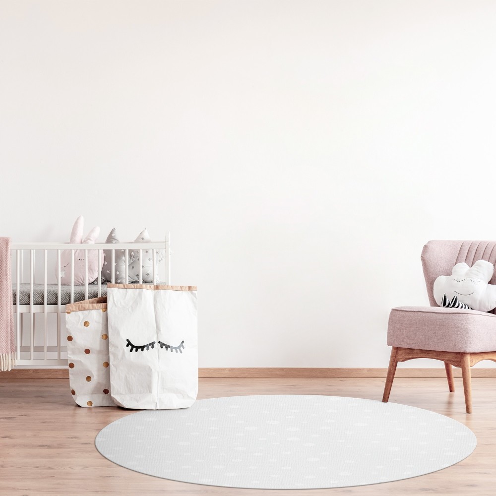 Alfombra Vinílica Lunares 50x97