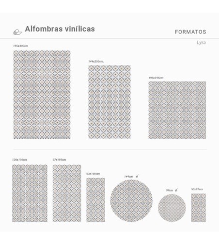 Alfombra Vinílica Lyra 50x97