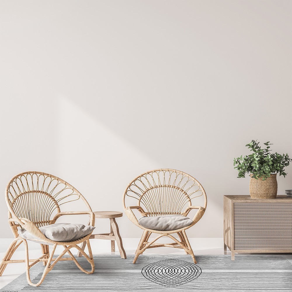 Alfombra Vinílica Minimal Rainbow 50x97