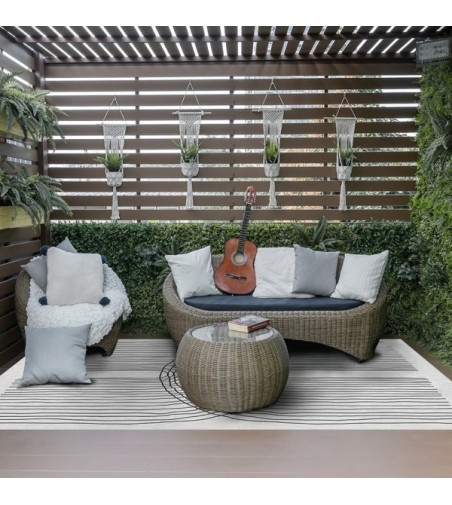 Alfombra Vinílica Minimal Rainbow 50x97