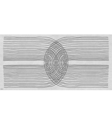 Alfombra Vinílica Minimal Rainbow 50x97