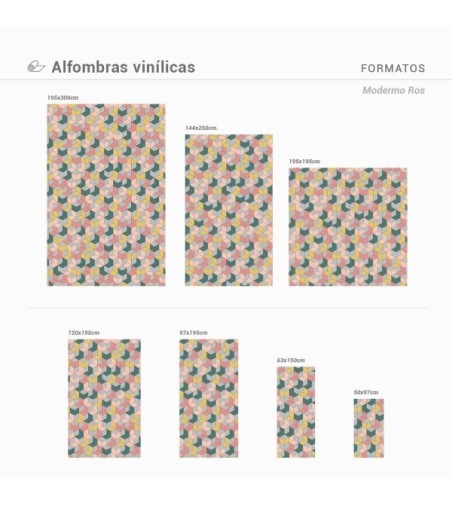 Alfombra Vinílica Modermo 63x150