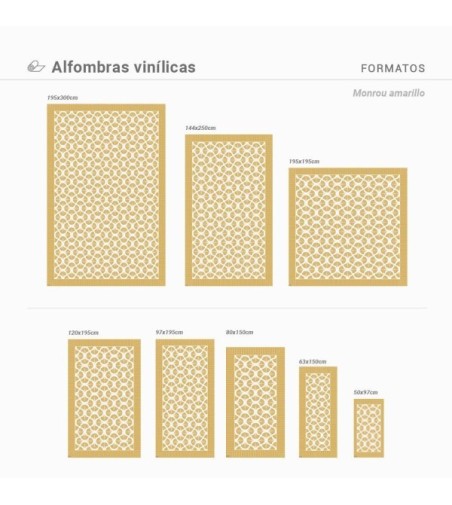 Alfombra Vinílica Monrou 50x97