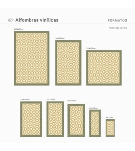 Alfombra Vinílica Monrou 50x97