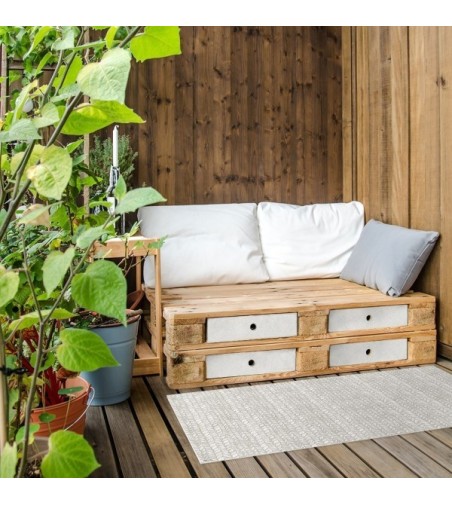 Alfombra Vinílica Natural Braid 144x250