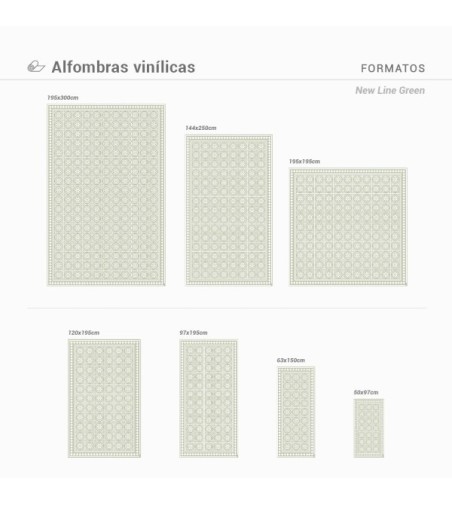 Alfombra Vinílica New Line 63x150