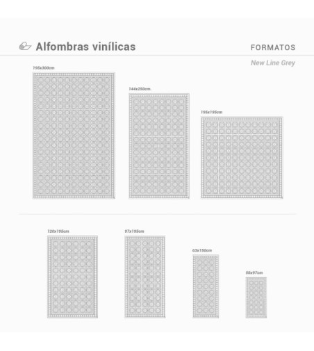 Alfombra Vinílica New Line 63x150