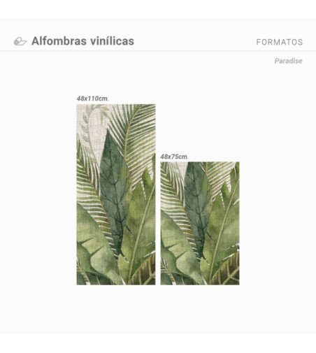 Alfombra Vinílica Paradise 63x150