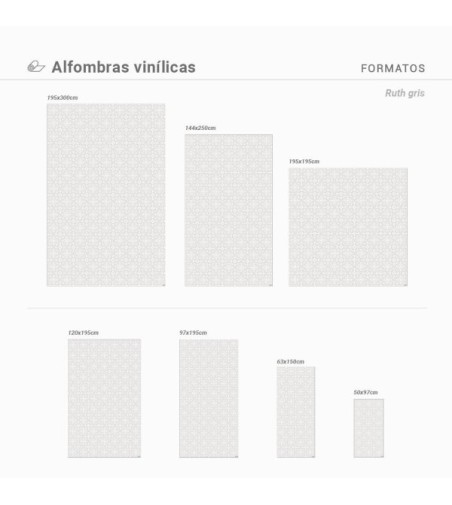 Alfombra Vinílica Ruth 50x97