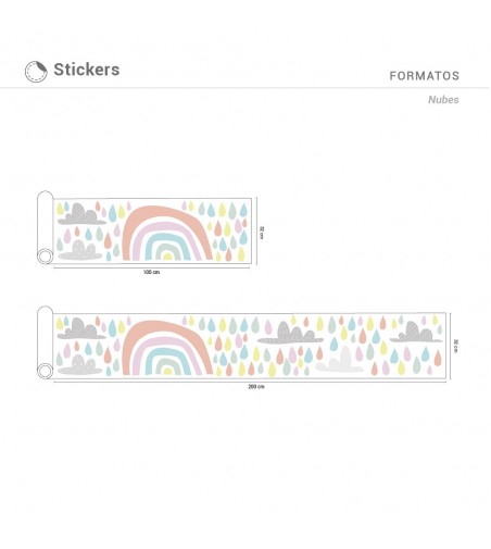 Stickers Nubes