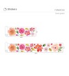Sticker con estampado sweet garden