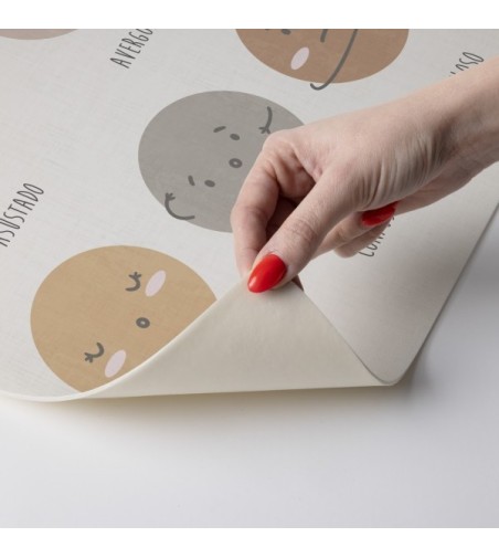 Alfombra Vinílica Sentimientos 80x150