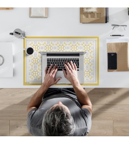 Alfombra Vinílica Sermoneta Mostaza 48x75