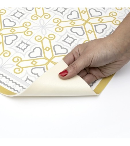 Alfombra Vinílica Sermoneta Mostaza 48x75