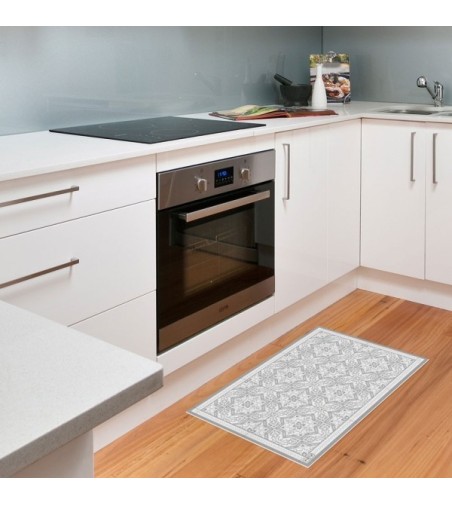 Alfombra Vinílica Solza Grey 48x75