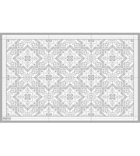 Alfombra Vinílica Solza Grey 48x75