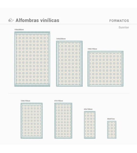 Alfombra Vinílica Sunrise 50x97