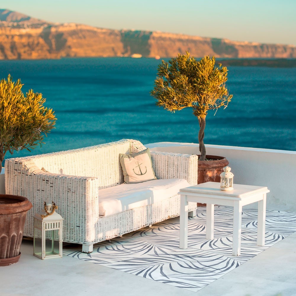 Alfombra Vinílica Sweet Paradise Azul 50x97