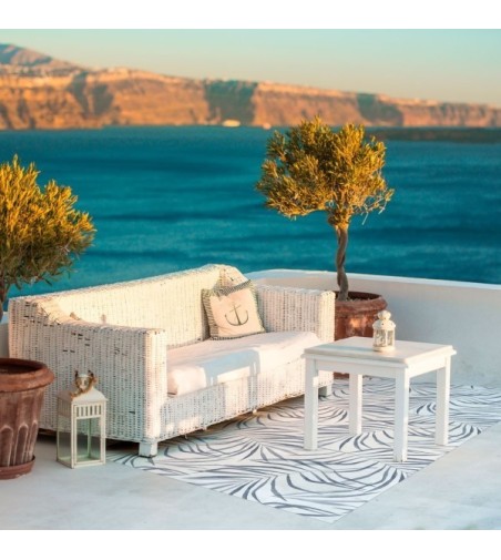 Alfombra Vinílica Sweet Paradise Azul 50x97