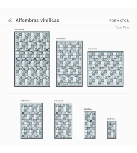 Alfombra Vinílica Tujar 63x150