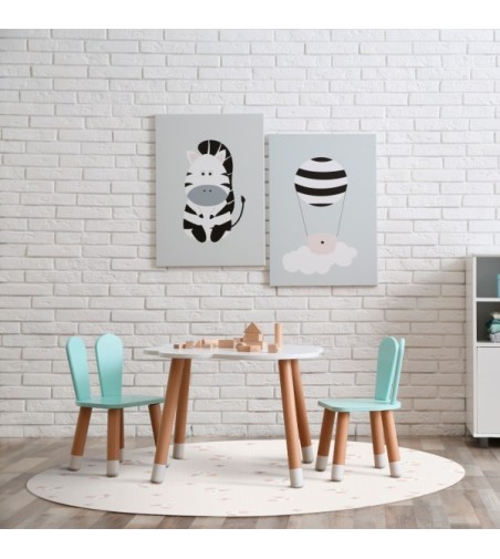 Alfombra Vinílica Unicornios 50x97