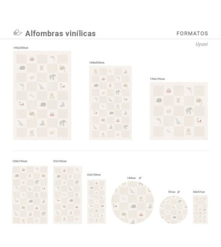 Alfombra Vinílica Uyuni 50x97