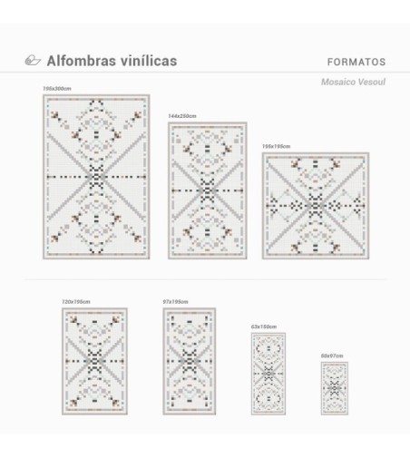 Alfombra Vinílica Vesoul 50x97