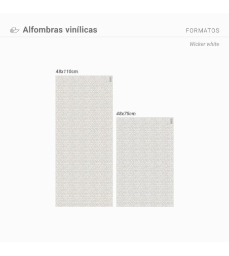 Alfombra Vinílica Wicker 48x75