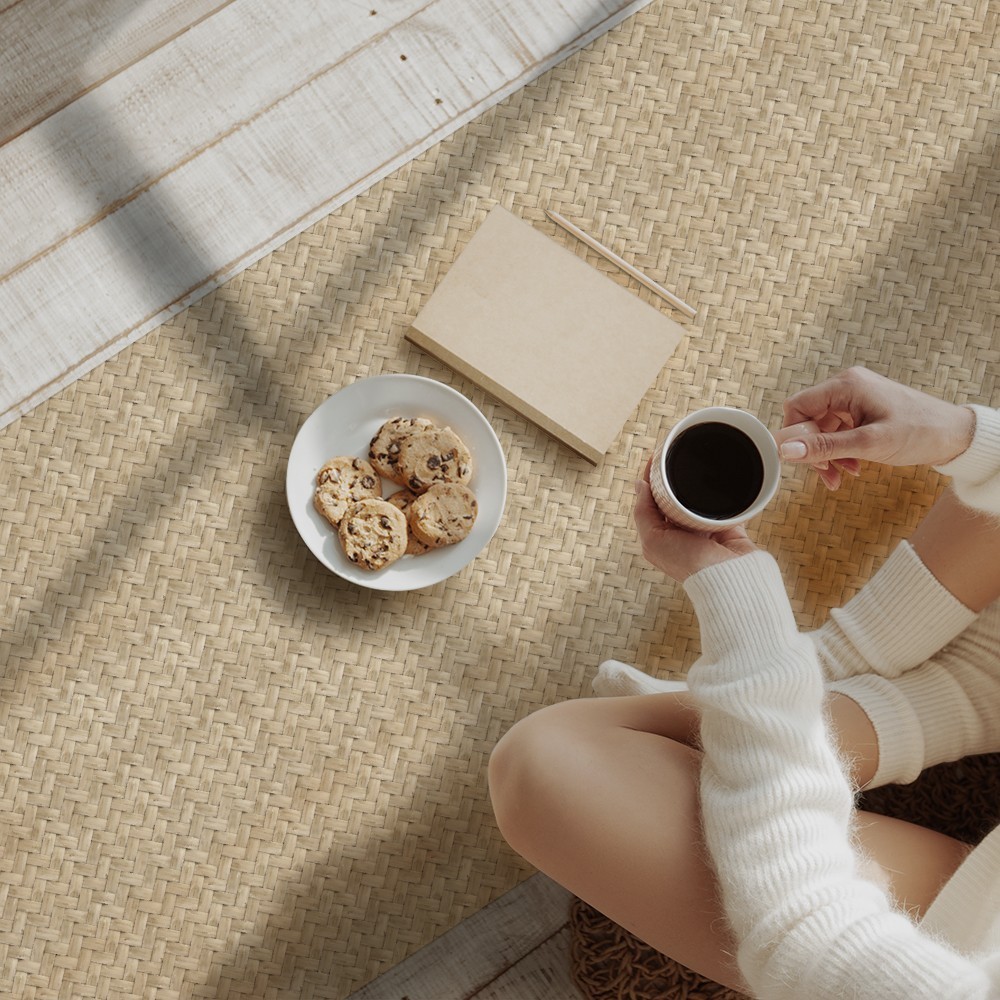 Alfombra Vinílica Wicker 48x110